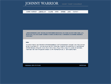 Tablet Screenshot of johnny-warrior.de